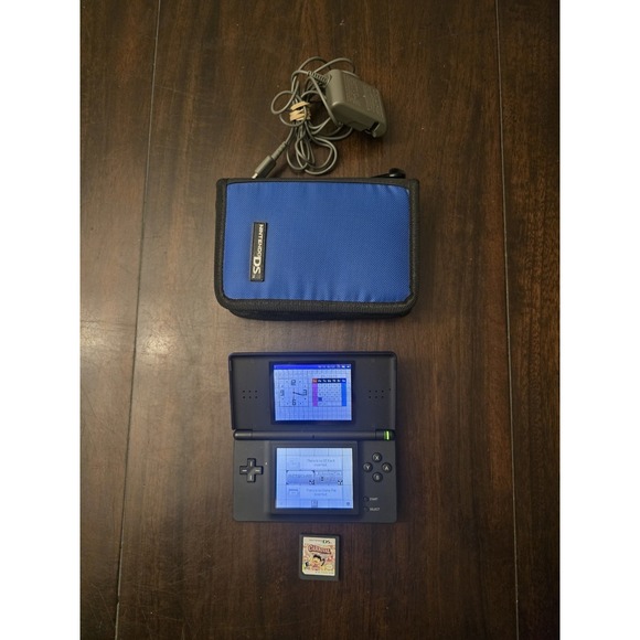 Nintendo Other - Nintendo DS Lite Blue Carry Pack Charger‎ + Game Bundle